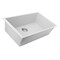 Nantucket Sinks 33-inch Undermount Granite Composite Sink in White PR3320-W-UM - alternate 5